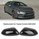 thumbnail image 2 of Tapa de Espejo Retrovisor Yeacher 2 Piezas Repuesto Toyota Corolla 2020-2023 Negro Brillante, 2 of 8