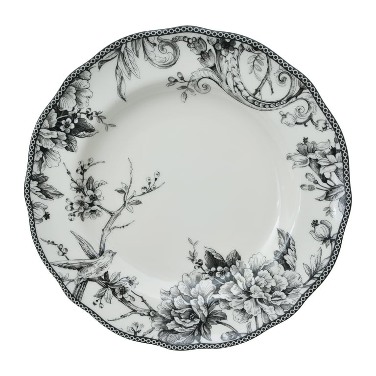 Black toile plates hotsell