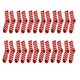 thumbnail image 1 of Guardurnaity Juego de 12 pares de calcetines, tubo medio a prueba de viento, patrón de rayas transpirables, banda elástica de baja fricción, Kit Type2 NO2, 1 of 6