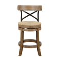 thumbnail image 2 of Boraam 76924 Myrtle Counter Height Stool 24-Inch Wheat Wire-Brush, 2 of 5