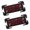 Reflective Red, variant on Pack of 2 ABS Reflective Buckle Equipment Accessory for Gear 3 Color Option for Night Hiking and Outdoor Use