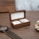 thumbnail image 5 of Joyero de madera de estilo retro Organizador Estuche de almacenamiento Collar Pendientes Titular Beige Hugo Joyero, 5 of 10
