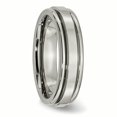 thumbnail image 4 of Titane Rainuré Bord 6mm Poli Bague 9 Taille, 4 of 6