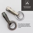 thumbnail image 4 of Keychain  Lightweight Portable Key Ring Anti Corrosion Theftproof  Metal Clasp Fadeproof Holder Accessory Cellphone, 4 of 9