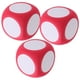 thumbnail image 2 of 3 dados de espuma en blanco: dados grandes de borrado en seco para juegos en el aula, el hogar y fiestas. Cubo de escritura de borrado en seco. Accesorio de juego para niños., 2 of 6