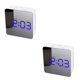 thumbnail image 4 of Kearding Reloj despertador Digital LED para Hotel en casa, proyector de detección de luz automático ajustable, relojes de Radio, brillo ajustable tipo Luz azul tipo 1 2piezas Kearding CBP441912, 4 of 6