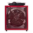 thumbnail image 3 of Comfort Zone Large Portable Fan Forced Industrial Workshop Space Heater, Red, 3 of 8
