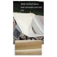 thumbnail image 4 of Outdoor Folding Picnic Hiking Travel Backpack Beach Moon Fishing Portable Chair Creamy White, 4 of 5