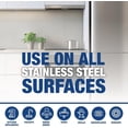 thumbnail image 4 of Stainless steel cleaner and polish spray (225.4 ounces) removes greasy fingerprints, hard water spots, dirt, and food residue, will not scratch or dull surfaces and appliances, 4 of 4