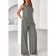 thumbnail image 5 of Conjunto Lounge PRETTYGARDEN 2025 para Mujer Top sin Mangas y Pantalones de Pierna Ancha, 5 of 8
