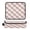 Red and Cream Diamond Shapes, variant on Hair Tool Organizer Bag with Heat Resistant Mat Removable Travel Storage Case for Hot Air Brushes Curling Irons Pink Checkered Pattern