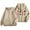 Beige, variant on Women's Christmas Print Zippered Long Sleeve Hoodie with Pocket and Drawstring for Casual Athletic Wear