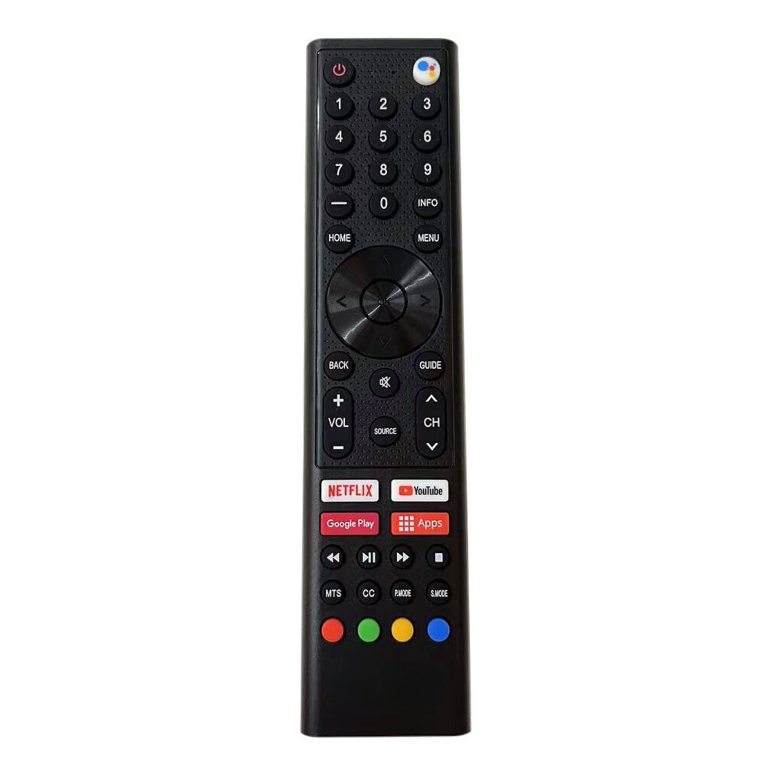 Télécommande Remplacement Pour TCL TV RC902V - Smart TV 4K UHD - 6 Boutons Raccourcis - Sans Configuration
