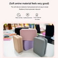 thumbnail image 5 of Square Silicone Lipstick Cosmetic Storage Bag Large Capacity Travel Makeup Brush Holder Portable Cosmetic Waterproof Organizer (Pink blue), 5 of 7