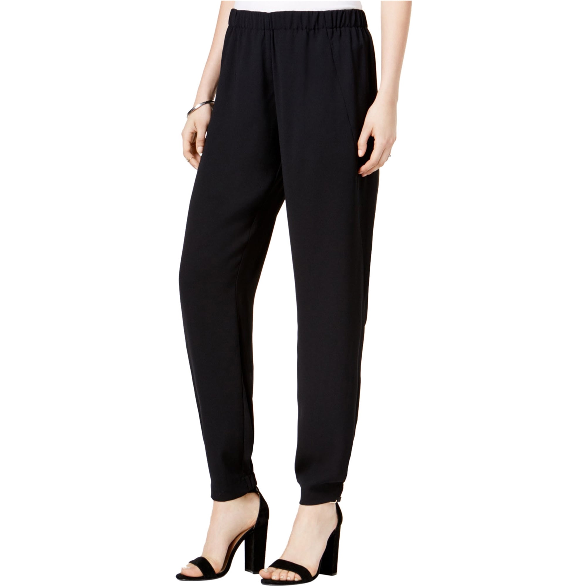 Bar III bar III Womens PullOn Casual Jogger Pants, Black, XXLarge