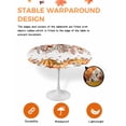 thumbnail image 2 of Round Fitted Tablecloths with Elastic Edge Thanksgiving Pumpkin Oil-Proof Waterproof Wipeable Table Cover for Kitchen Dining Party Decor Fall Eucalyptus Leaves Table Clothes,36" - 44", 2 of 6