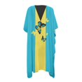 thumbnail image 2 of HELLHERO Polyester Bathing Suit Cover Up for Vacation Loose Free Size Long Kimono Swimsuit Cover Up Butterfly Print, 2 of 6