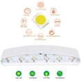 thumbnail image 2 of Aplique de pared moderno IP65, resistente al agua, 12 W, LED de aluminio, para interior, para sala de estar, dormitorio, pasillo, escalera, camino (12 W), 2 of 5