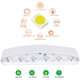 thumbnail image 2 of Aplique de pared moderno IP65, resistente al agua, 12 W, LED de aluminio, para interior, para sala de estar, dormitorio, pasillo, escalera, camino (12 W), 2 of 5