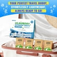 thumbnail image 3 of Laundry Detergent Sheets - 200 Loads (100 Sheets) Fresh Linen Scent - Hypoallergenic,Eco Friendly Laundry Detergent Strips Ultra-Concentrated Travel Detergent Sheets.Plastic-Free,Liquidless, 3 of 5