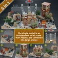 thumbnail image 2 of NWJ DIY Scene Building Blocks – Adventure Figures with Tower, Camp & Creative Ruins Accessories for Kids, 2 of 6