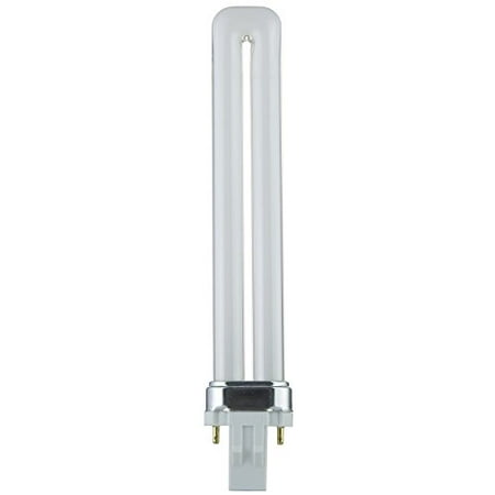 - (6 Pack) PL-13W 841, 2 Pin GX23, 13 Watt Single U-Shaped Twin Tube, Compact Fluorescent Light Bulb, Replaces Philips PLS13W41 GX23, Sylvania CF13DS841 GX23