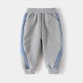 thumbnail image 6 of NOLDARES Toddler Boys Outfit Set Long Sleeve Printed Crewneck Cotton T-Shirt Jogger Pants Soft Warm Fall Winter 2 Piece Clothes Size:1-2 Y,Grey, 6 of 8