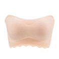 thumbnail image 3 of Soutien-gorge Sans Bretelles Froncé Antidérapant Grande Taille Mince Bandeau sous-Vêtements pour Robe de Mariée, 3 of 10