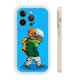 thumbnail image 1 of Agregue un toque de diversión y color con una funda de teléfono plateada mate con imagen para iPhone 15 Pro Max 14 13 12 Pro 11, 1 of 4