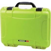 Nanuk Medium Series 910 Lightweight NK-7 Resin Waterproof Protective Case with Foam for Camcorder or Mirrorless Camera Kit, Lime