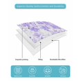 thumbnail image 5 of Purple Flowers Twin XL Size Down Alternative Comforter, Lightweight Comforter Quilt Bedding Set with Pillow Shams Watercolor Summer Botanical Floral All Seasons Bed Comforter Duvet Insert 68"x98", 5 of 7