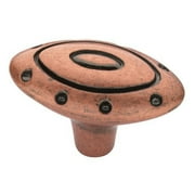 Liberty Hardware 1-3/4" Ring & Dot Knob Copper Kettle