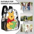 thumbnail image 4 of Winnie The Pooh Clear Backpack Heavy Duty Transparent Bag See Through BookBag for Colleges School Work Festival Sport Travel, 4 of 7