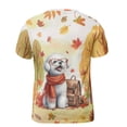 thumbnail image 2 of Welcome Fall Bichon Frise Enjoys School Time Autumn Fall Leaves All Over Print 3D Shirt Unisex Merch Bichons Dog Lovers Gifts Idea - 02013, 2 of 6