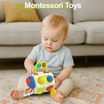 thumbnail image 3 of FRESHE Toddlers Toys, 8 in 1 Activity Cube, Montessori Toys for 1 Year Old, Multi-Functional Baby Sensory Toy, Learning Fine Motor Skills, 3 of 8