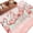 Light Pink Dark Pink, variant on Pink Flamingo Area Rugs 8'x10', Washable Small Throw Rugs for Living Room Patio, Valentine's Day Birds Lake Animals Indoor Outdoor Rug Non-Slip Low Pile Carpet Runner Reversible Floor Mats