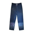 thumbnail image 4 of Balery Men'S Retro Blue Glitter Pants,Sleepwear Pants,Pajama Pants,Pj Bottoms Drawstring And Pockets-X-Large, 4 of 9