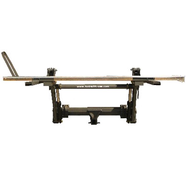 Hydralift Motorcycle Lifts Innovative RV Tech Motorcycle Carrier - Frame Mount 4288 Motorcycle Lift; Mounts To Class A Gas And Diesel Chassis Motorhome; Up To 1000 Pound Capacity; Hydraulic Lift