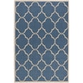 thumbnail image 2 of Safavieh Linden Ognena Geometric Indoor/Outdoor Area Rug, Blue/Creme, 4' x 6', 2 of 8