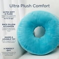 thumbnail image 3 of Cheer Collection Round Donut Pillow - Super Soft Microplush Doughnut Pillow and Comfy Seat Cushion for Kids and Adults, 3 of 5