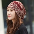 thumbnail image 2 of SikaFu Women Knitted Hat Lady Skullies Beanies Female Multifuction Beanie Hat Vintage Women Beanie Cap Women Beanies Hip Hop Cap, 2 of 6