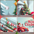 thumbnail image 2 of Colorful Theme Christmas Banner Decorative Design Holiday Decoration Winter Celebration Welcome Scene for Holiday Party Indoor Event Seasonal Display, 2 of 9