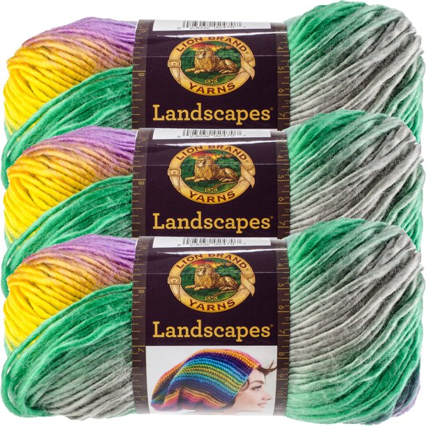Lion Brand Landscapes YarnFiesta, Multipack Of 3