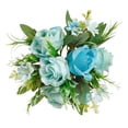 thumbnail image 3 of Bolas de flores de boda, flores falsas, perfectas para decoración de mesa de fiesta, ramo para centros de mesa de boda , azul BLESIY Fiesta, 3 of 8