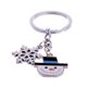 thumbnail image 1 of FELTECHELECTR Mini llavero navideño con diseño de muñeco de nieve y copo de nieve para bolso, llavero decorativo para coche, abalorio, recuerdo, regalo de Navidad, llavero colgante., 1 of 3