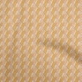 thumbnail image 1 of oneOone Silk Tabby Orange Fabric Geometric Quilting Supplies Print Sewing Fabric By The Yard 42 Inch Wide, 1 of 5