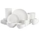 thumbnail image 1 of Juego de vajilla Gibson Home Zen Buffet de porcelana, 30 piezas, blanco, 1 of 7