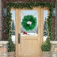 thumbnail image 5 of Evergreen Greenery Garland Artificial Pine Real Touch Natural Cedar Wreath Christmas Front Door Vine Garland Home Farmhouse Decoration, 5 of 8