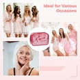 thumbnail image 5 of 6 Sets Pink Party Favors, Pink Sleepover Party Supplies, Includes Eyemasks, Headbands, Claw Clips, Wristbands, and Cosmetic Bags, Slumber Spa Party Accessories, 5 of 5