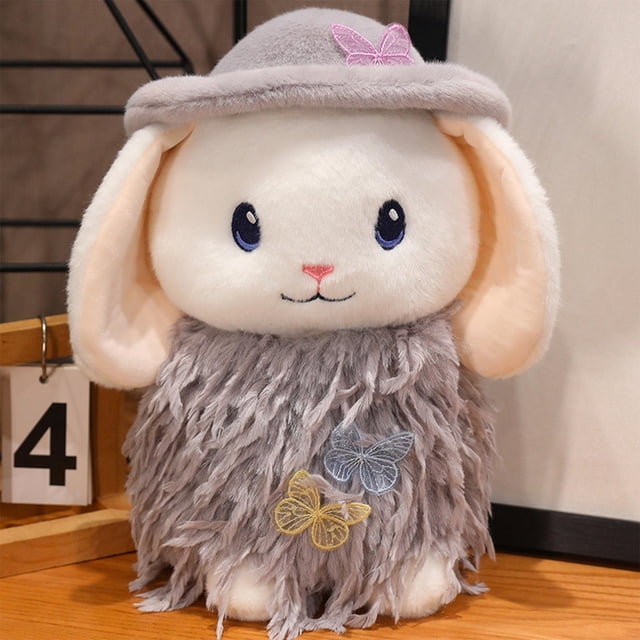 ddioayh Clearance Easter Hat White Rabbits Doll Plushs Toy Little Rabbits Snow Rabbits Doll Children's Companion Soothing Cloth Doll